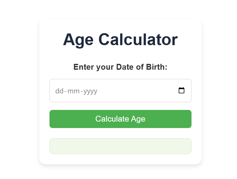 Age Calculator