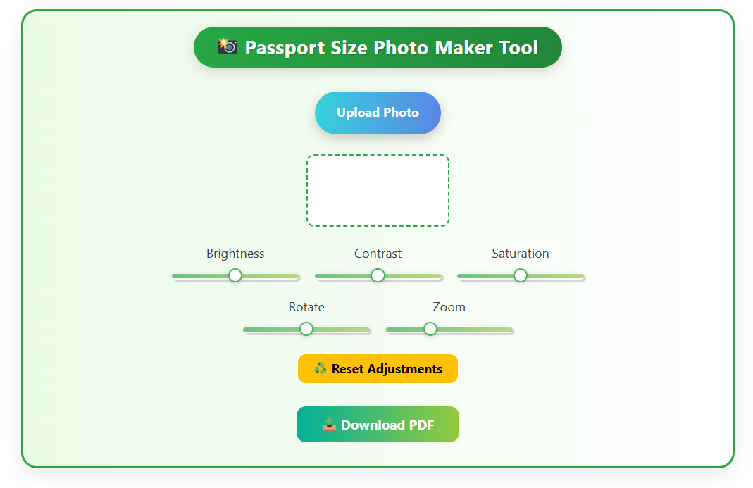 Passport Photo Maker